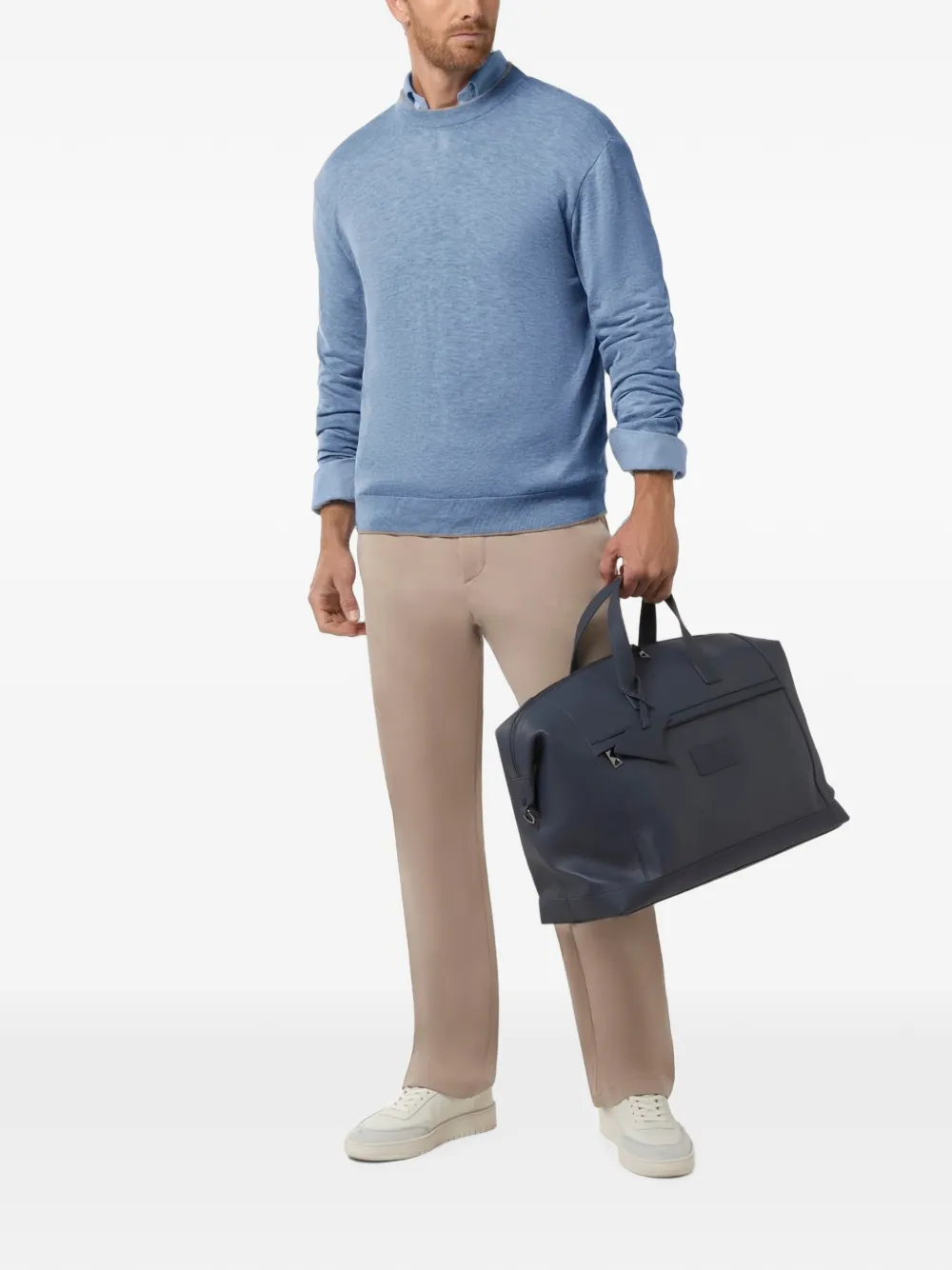 Paul & Shark Piuma trui met ronde hals Blauw