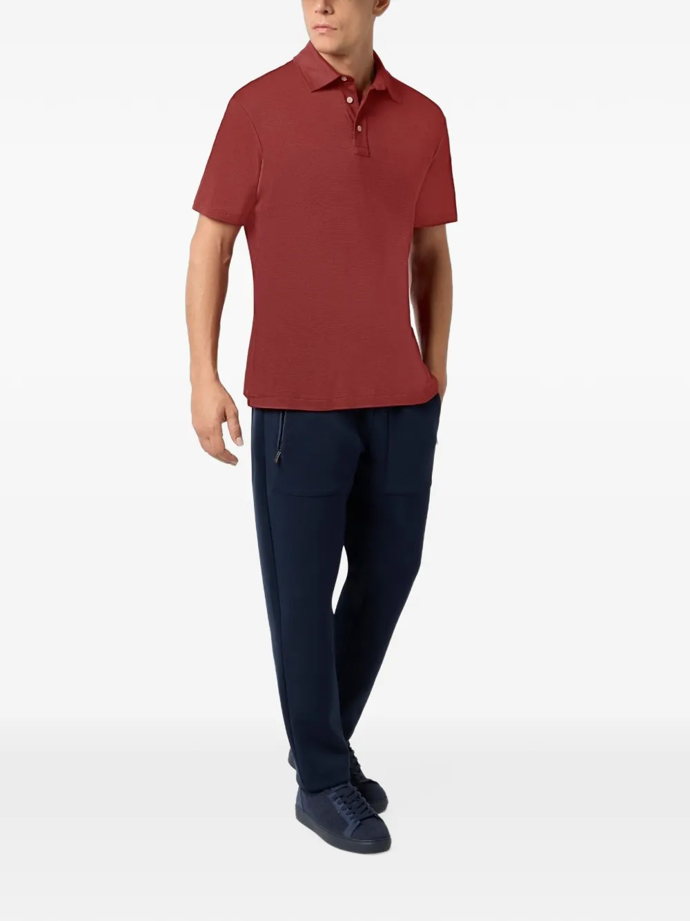 Paul & Shark X-Soft poloshirt van interlockkatoen Rood