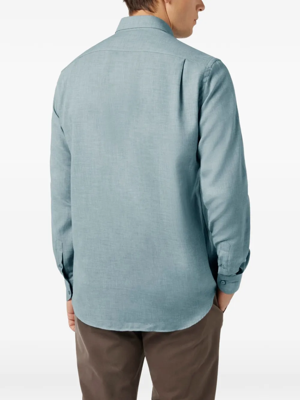 Paul & Shark Gemêleerd overhemd met lange mouwen Blauw
