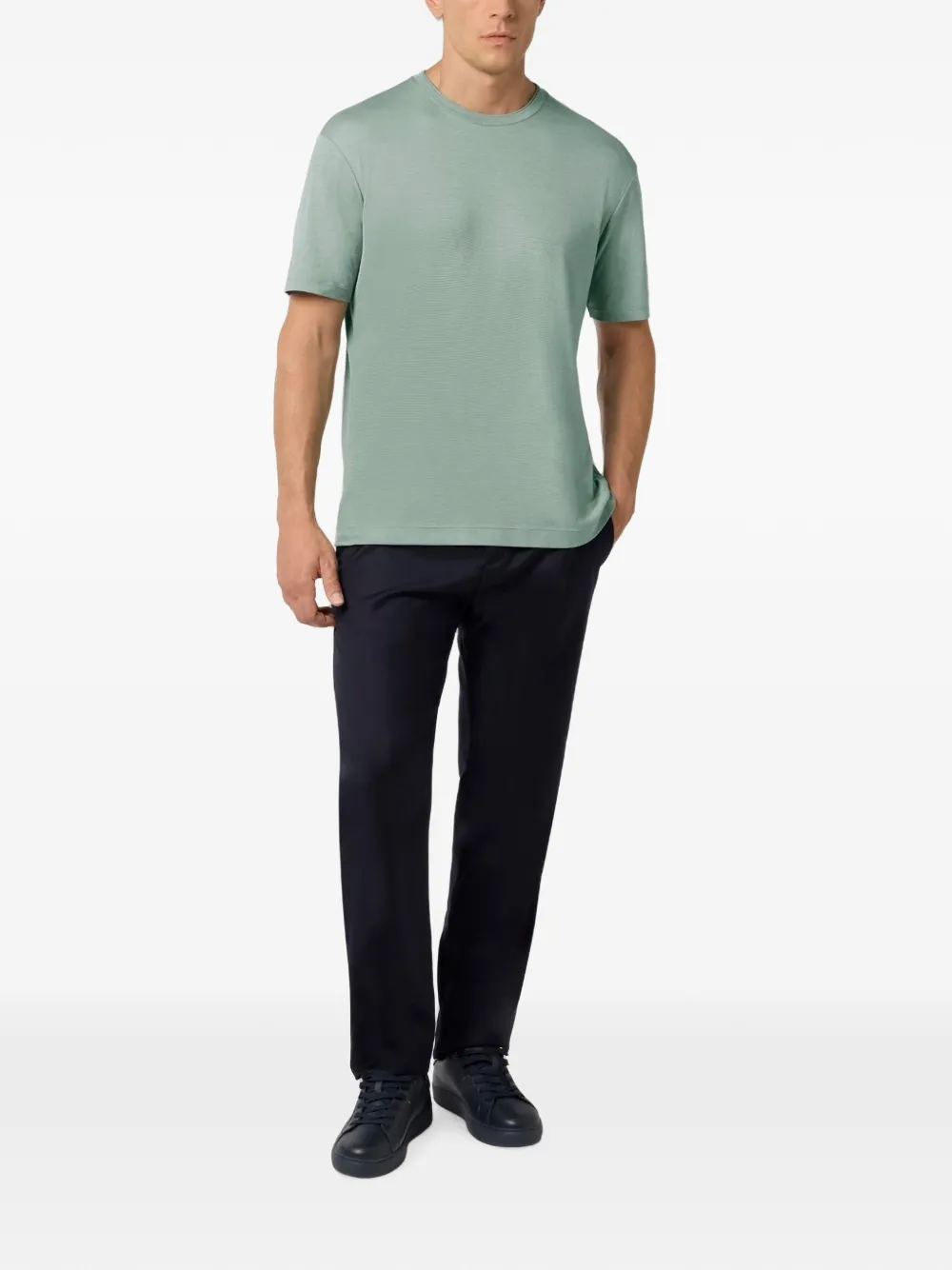 Paul & Shark X-Soft interlock-knit T-shirt Groen