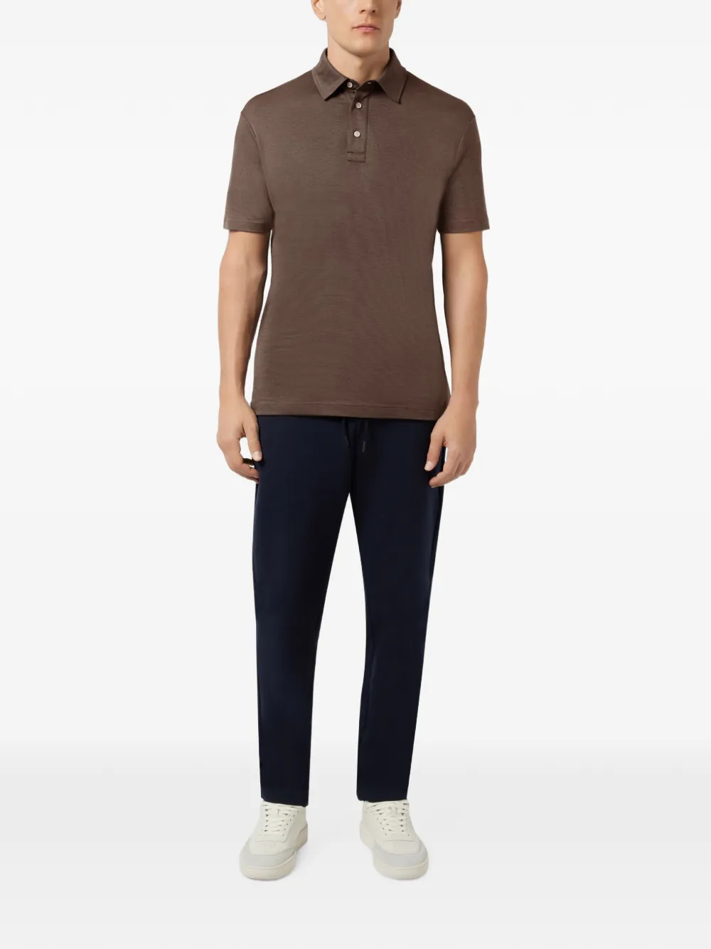 Paul & Shark X-Soft katoenen poloshirt Bruin