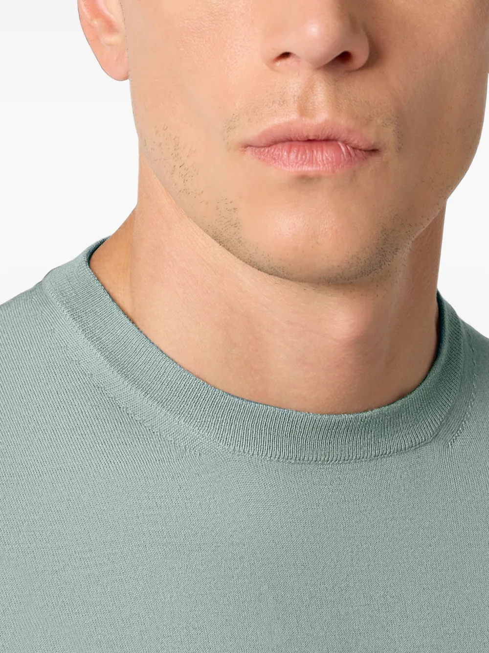 Paul & Shark Fijngebreid T-shirt Grijs