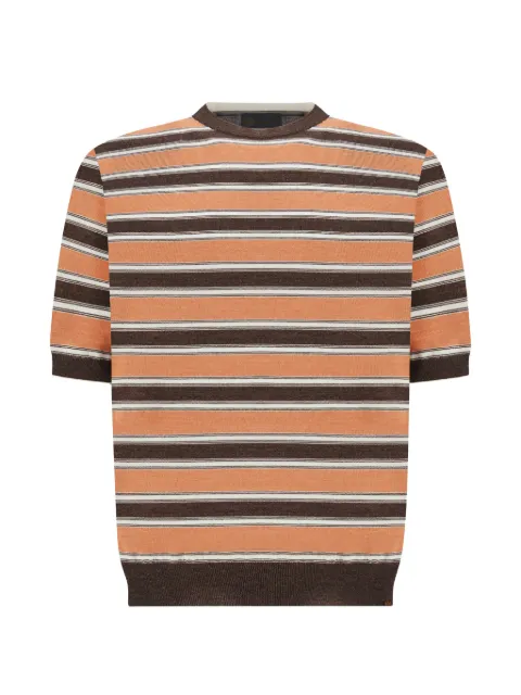 Paul & Shark striped short-sleeve sweater