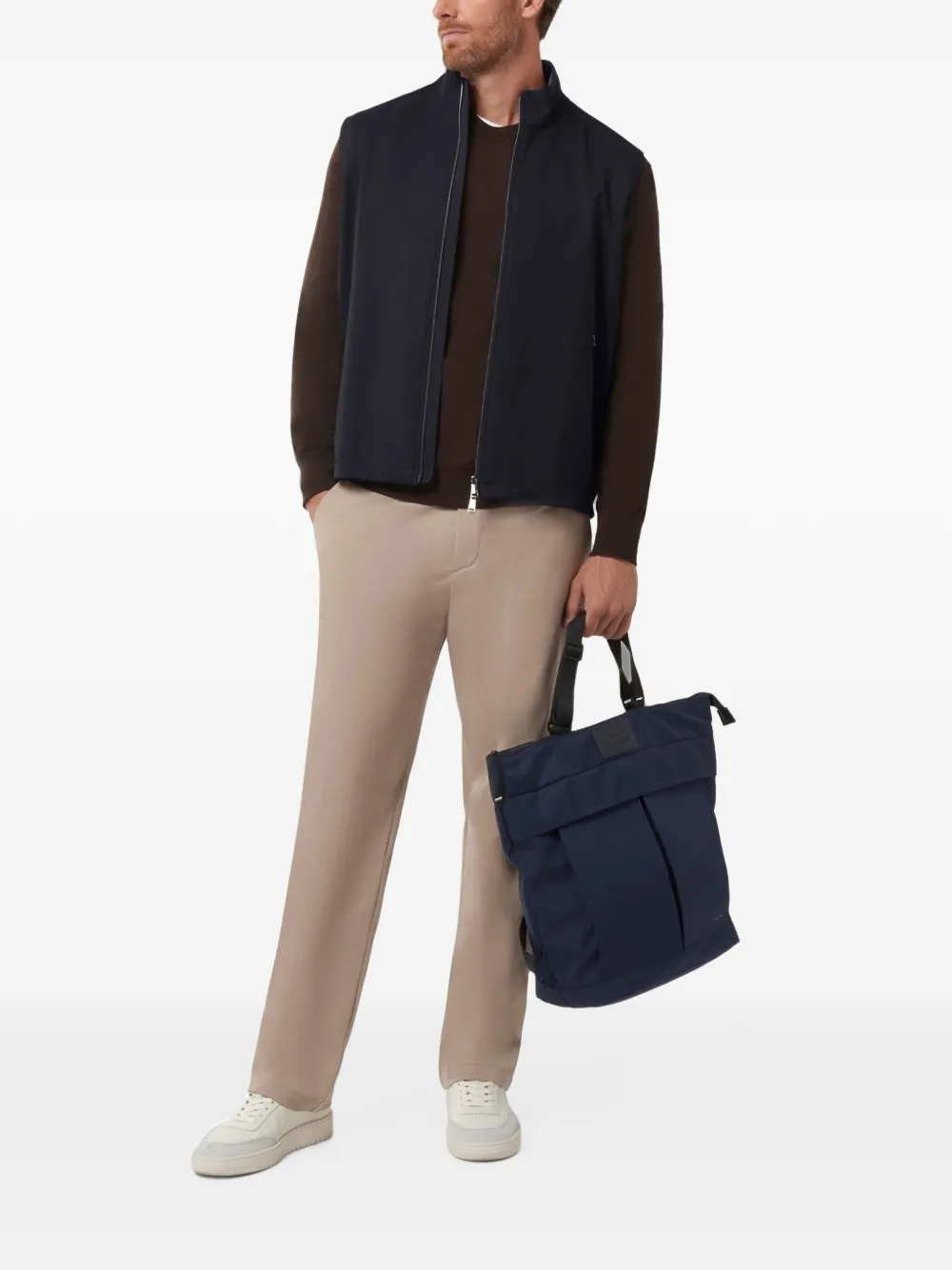 Paul & Shark Wollen gilet Blauw