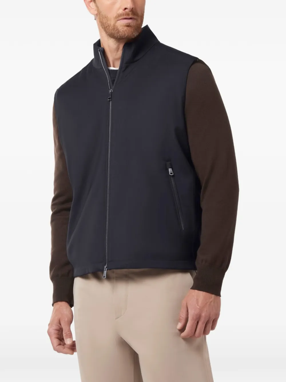 Paul & Shark Wollen gilet Blauw