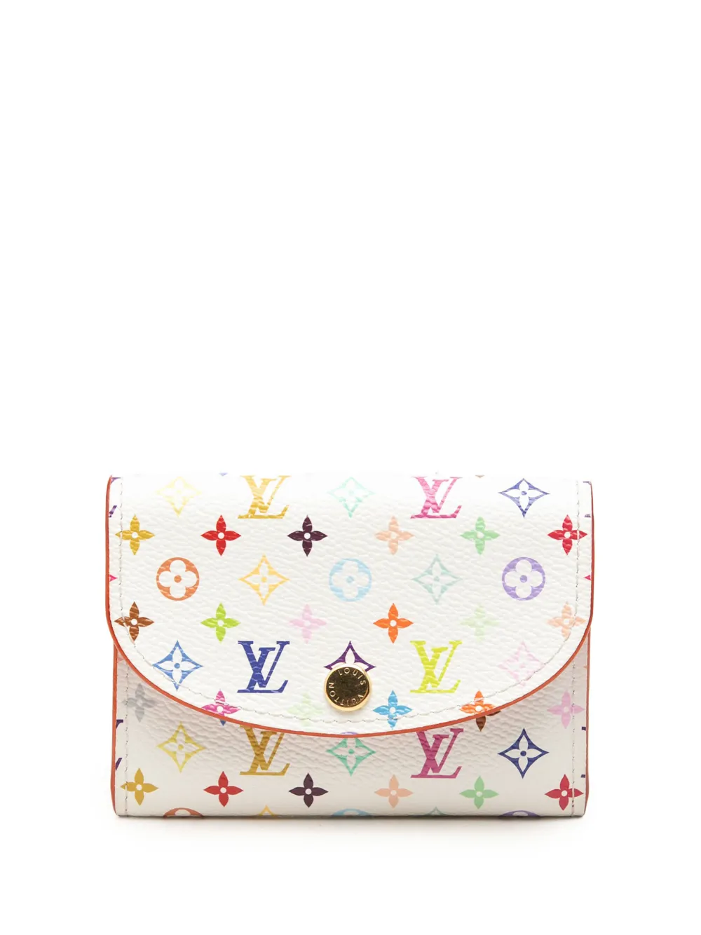 Louis Vuitton Pre-Owned 2010-2026 Takashi Murakami Multicolore Rosalie Portemonnaie mit Monogramm - Weiß