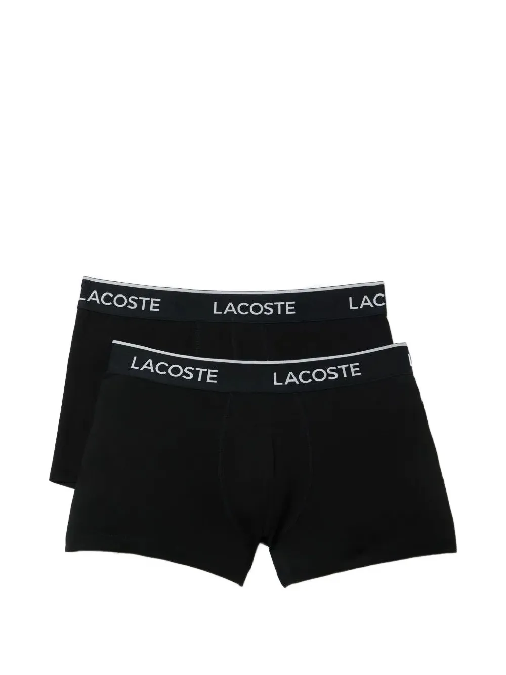 Lacoste logo腰边四角裤套装（两件装） | 黑色 | Image 1
