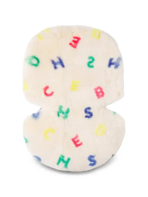 Bobo Choses x Binibamba logo-print sheepskin stroller liner