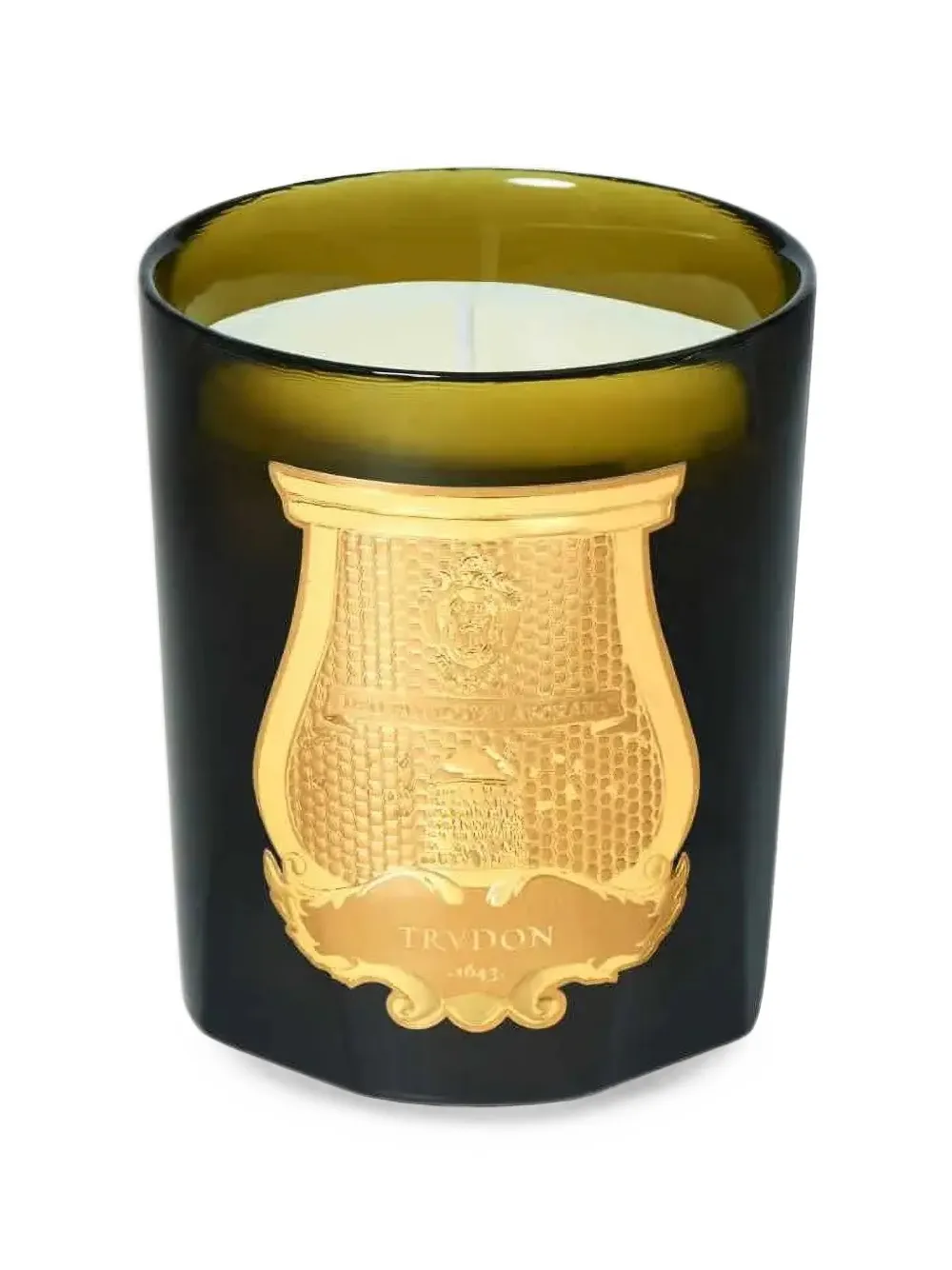 TRUDON Ernesto logo-plaque candle | Green | Image 1