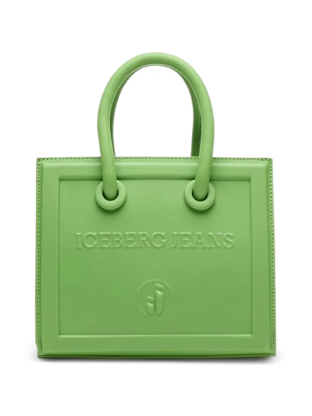 Iceberg logo-embossed bucket bag - Verde