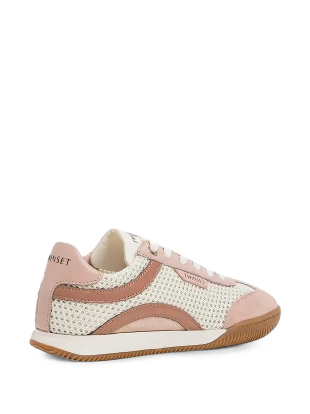 TWINSET mesh panelled sneakers Roze