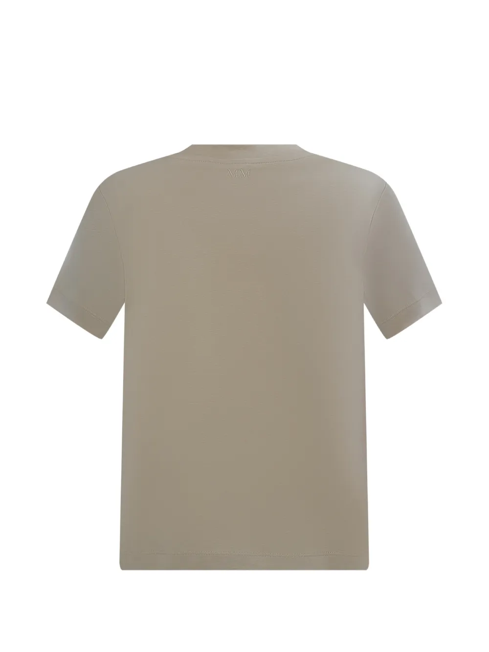 Max Mara T-shirt met geborduurd logo Grijs