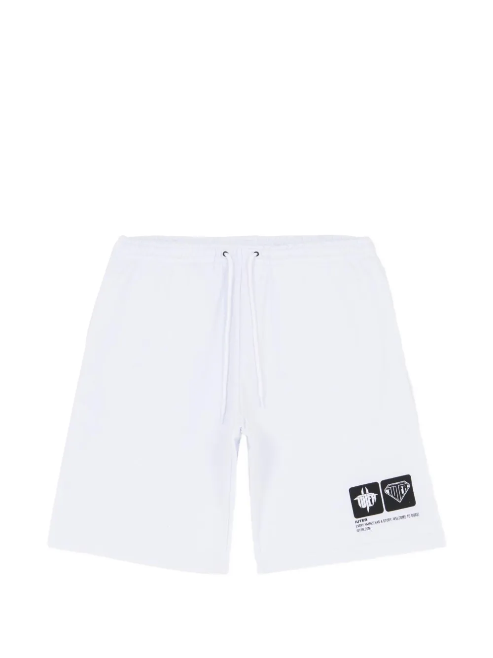 IUTER logo-print drawstring shorts
