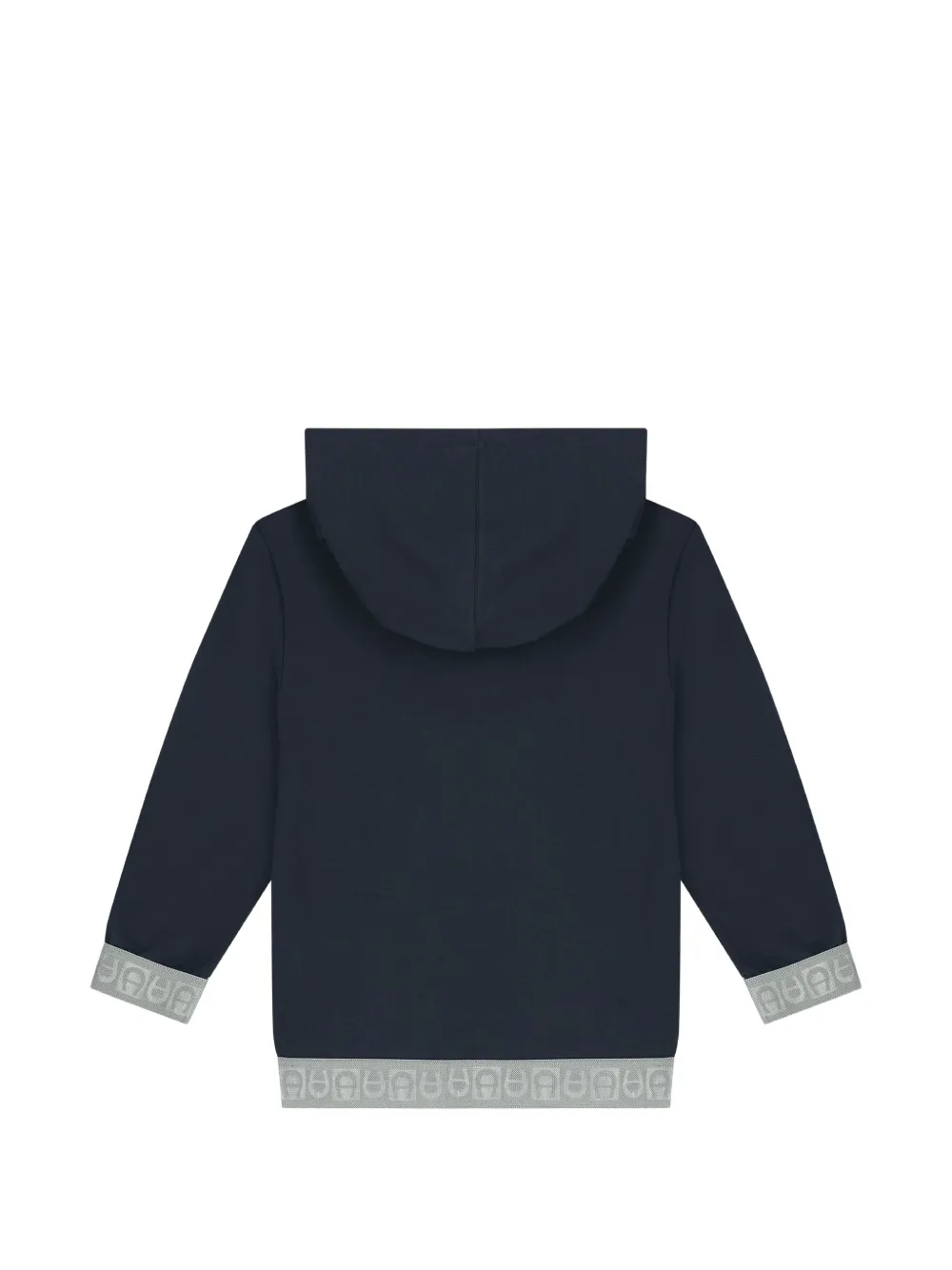 Aigner Kids Hoodie met logoprint Blauw