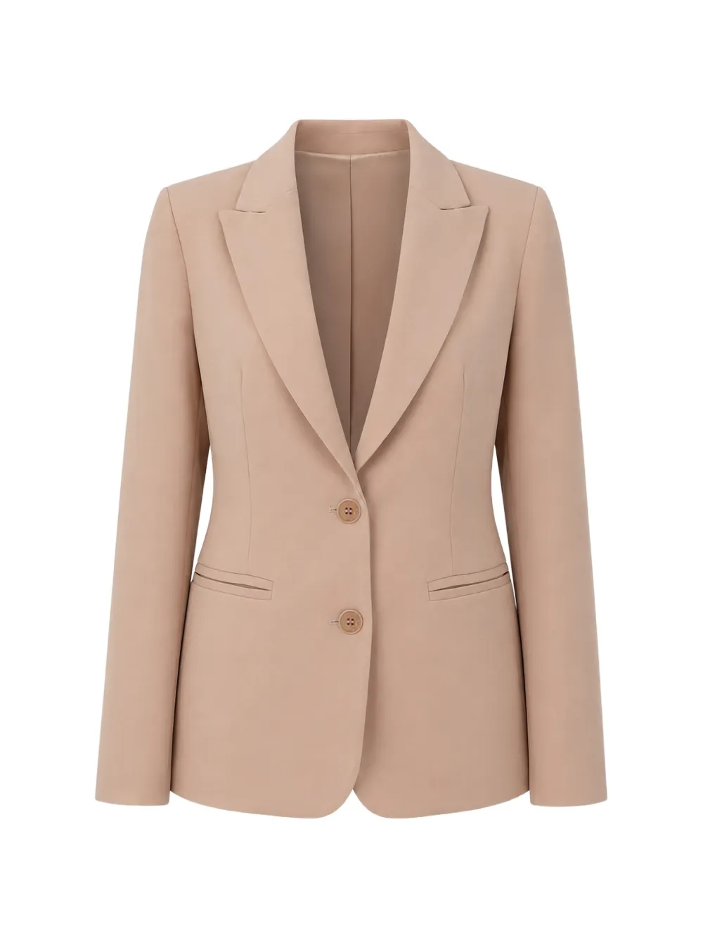 kaos peak-lapels single-breasted blazer - Nude