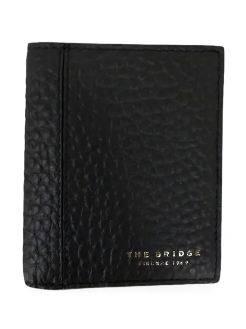 The Bridge grainy-effect bi-fold wallet