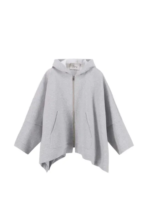 8pm Santorini hooded zip-up sweater