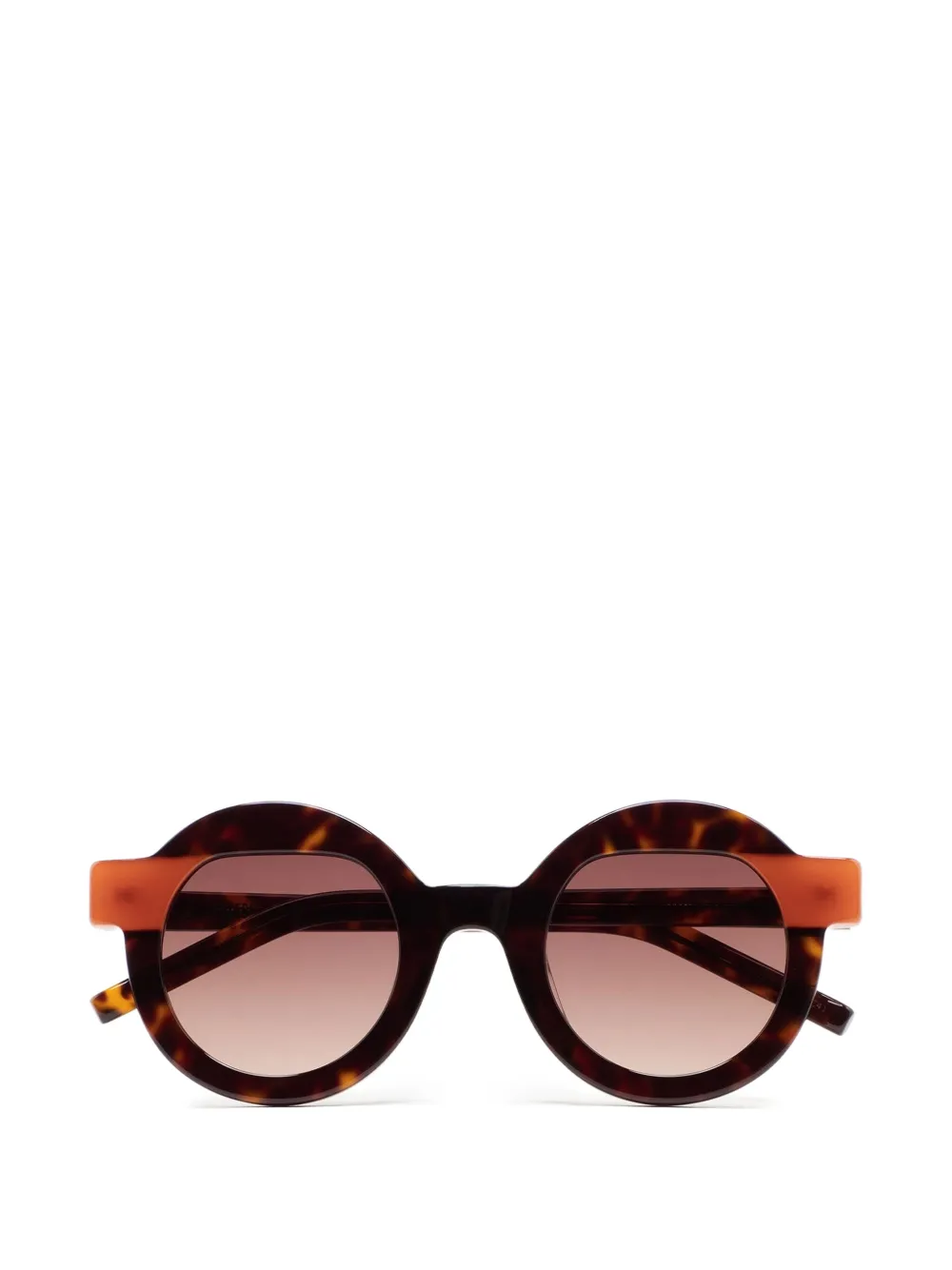 Kaleos Pollitt II round-frame sunglasses - Marrone