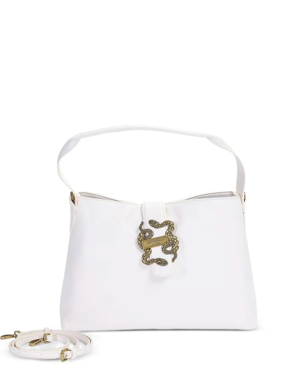 Just Cavalli Borsa a spalla con applicazione - Bianco