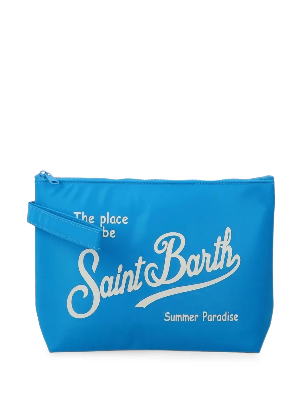 MC2 Saint Barth Buidel met logoprint Blauw