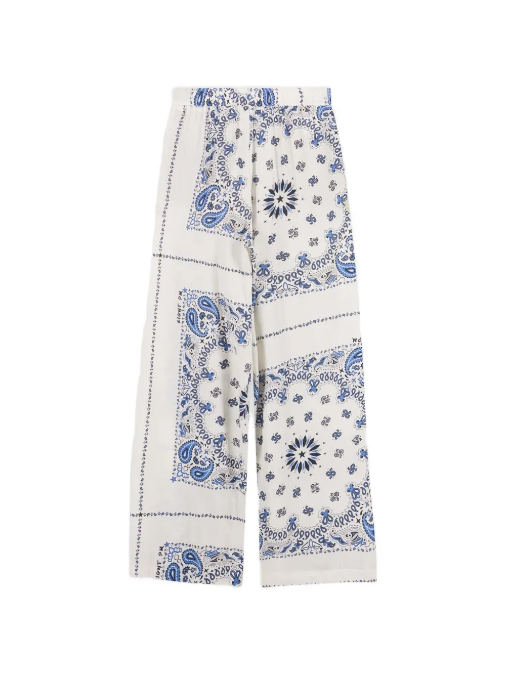 8pm Stromboli bandana-print straight trousers Wit