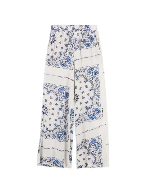 8pm Stromboli bandana-print straight trousers