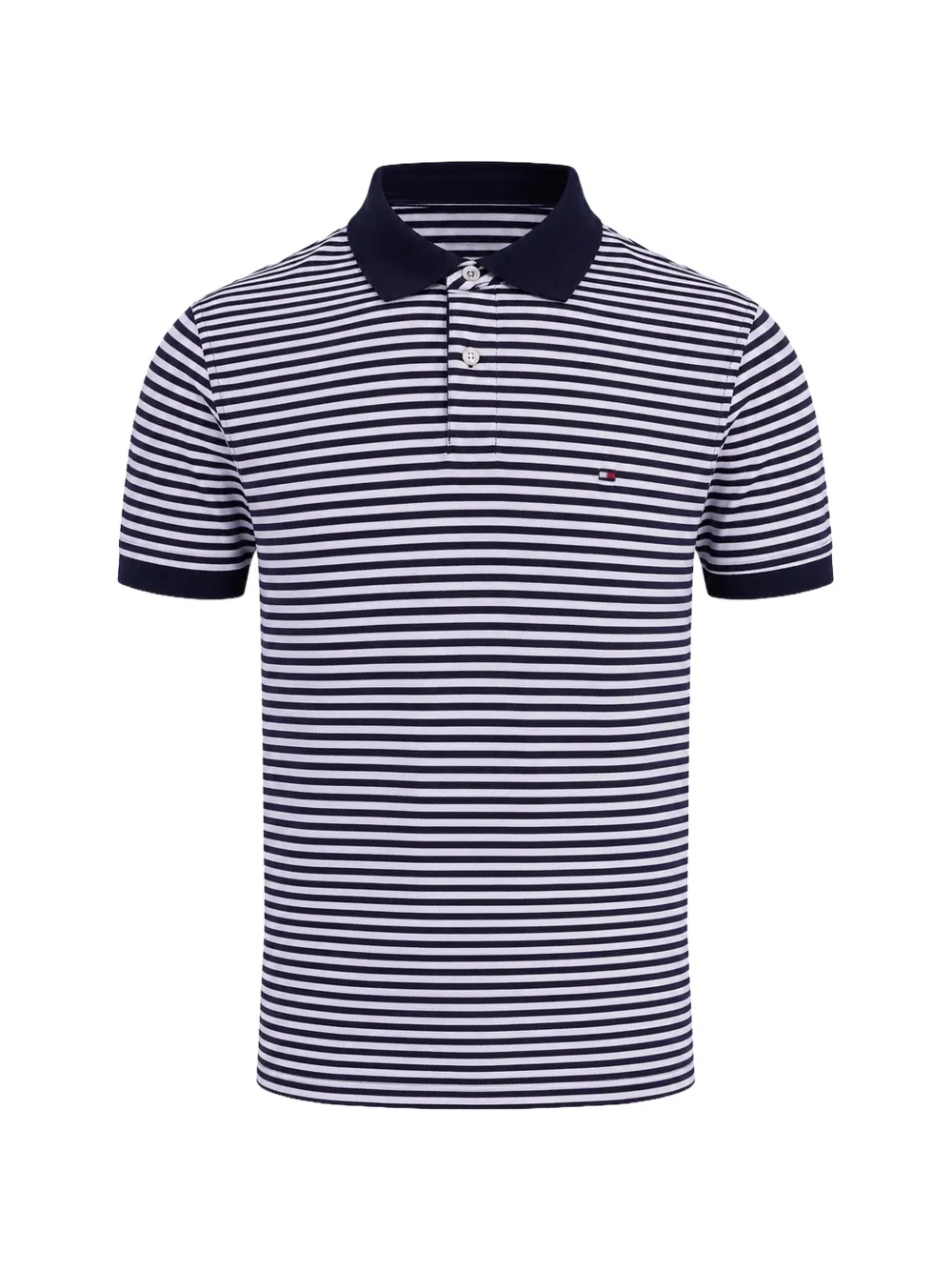 Tommy Hilfiger 1985 horizontal-stripe polo shirt - Blu