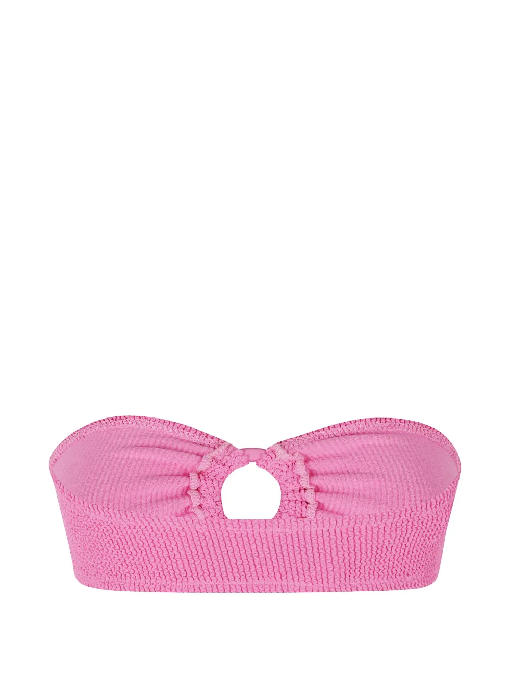 MC2 Saint Barth Yulia bikinitop met gekreukt effect en ringdetail Roze