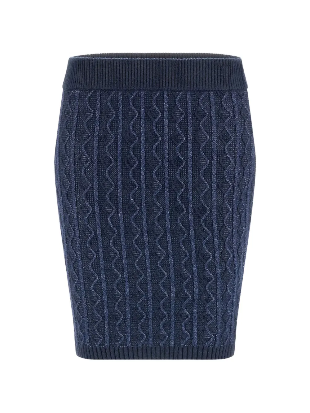 GUESS USA cable-knit mini skirt