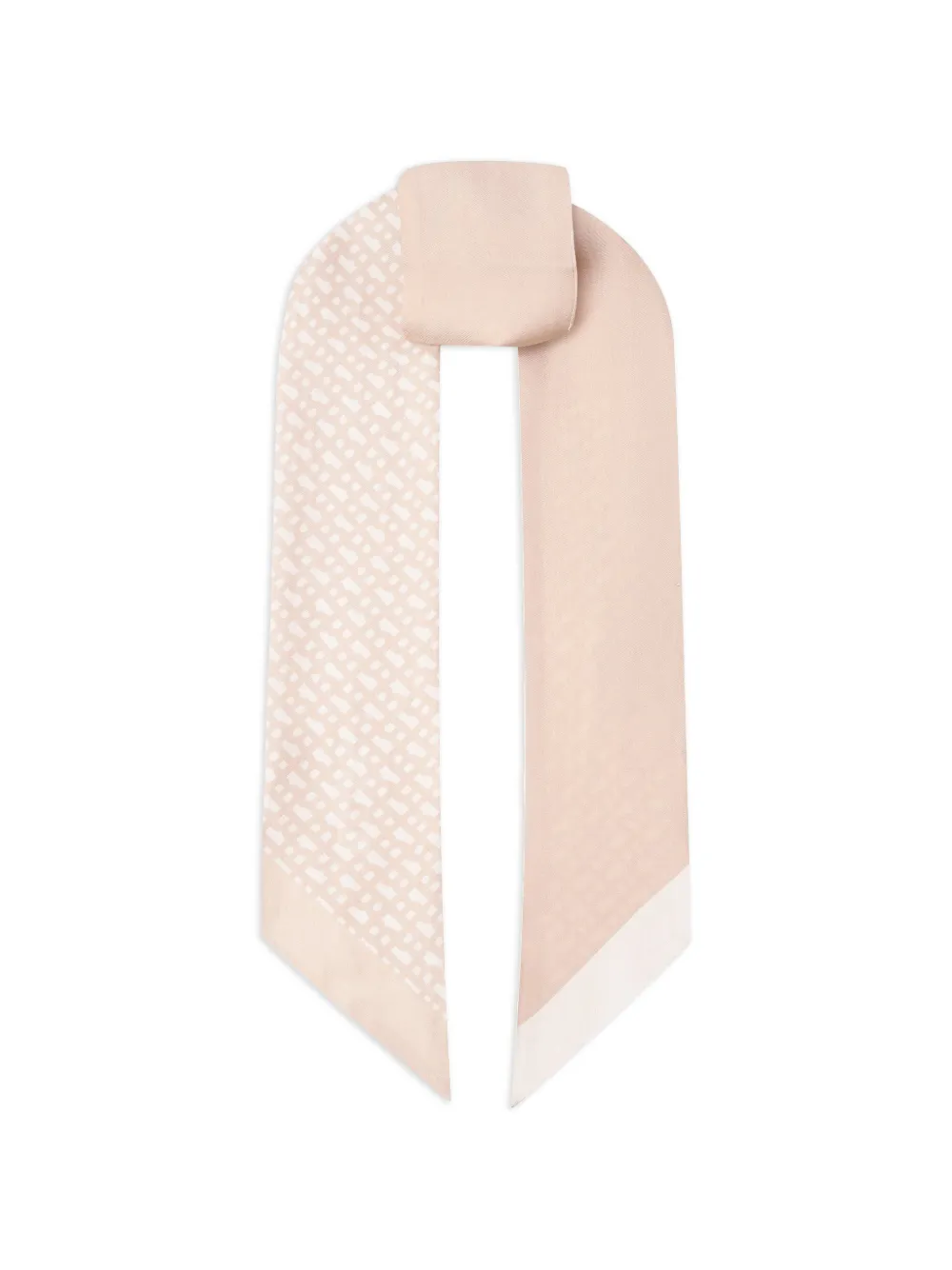 BOSS Vincency logo-print scarf - Toni neutri