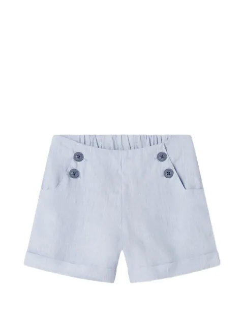 MAR MAR COPENHAGEN KIDS button-detail turned-up shorts