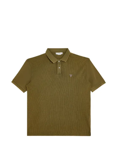 GUESS USA waffle-knit polo shirt