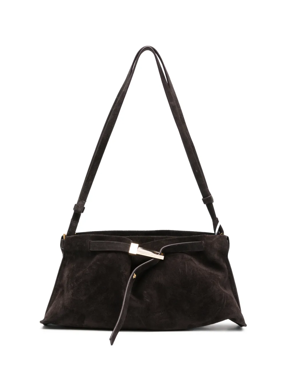 Benedetta Bruzziches lauren buckle-fastening suede shoulder bag