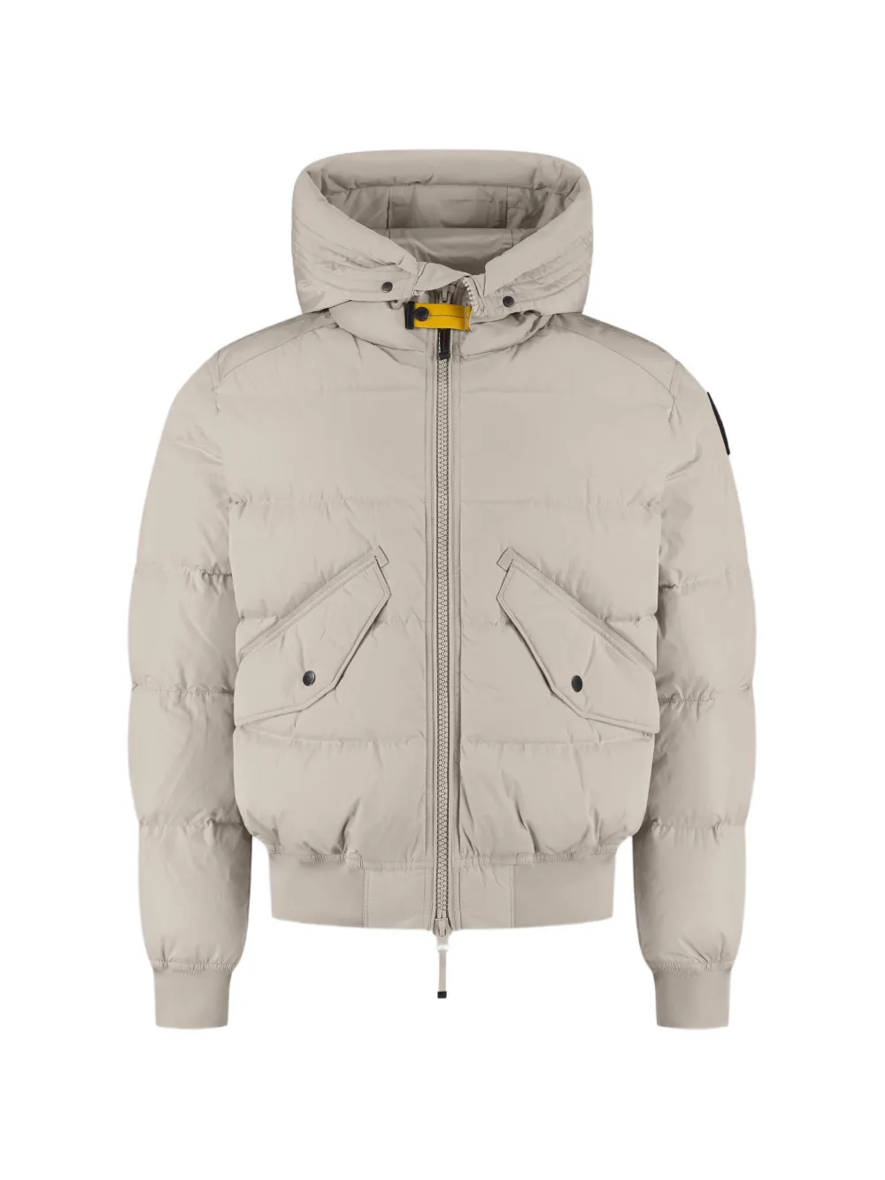 Parajumpers Wilmont logo-patch quilted bomber jacket - Nude