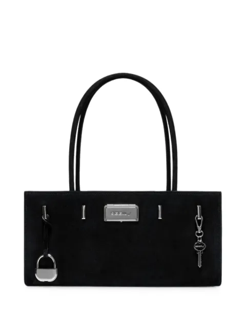 Seen Users Aura suede shoulder bag