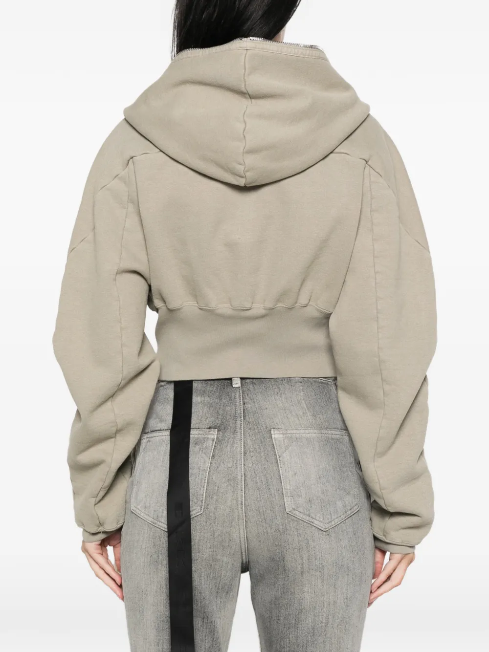 Rick Owens DRKSHDW Cropped hoodie Grijs