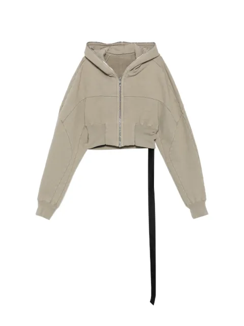Rick Owens DRKSHDW cropped zip-up hoodie
