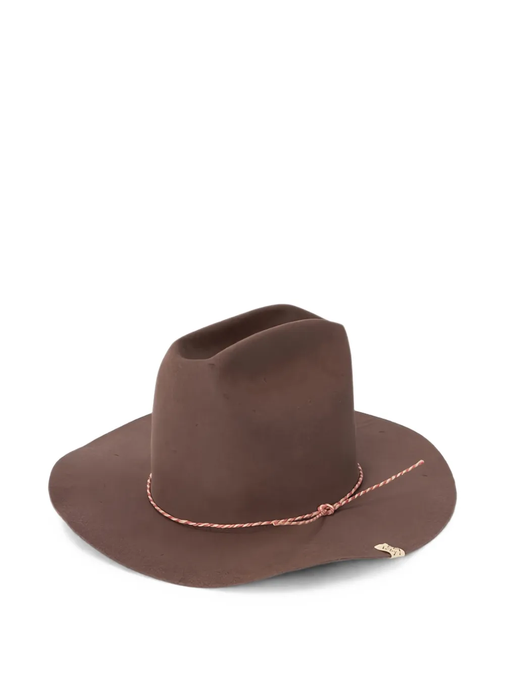 visvim Hoed met wijde rand en touwdetail Bruin
