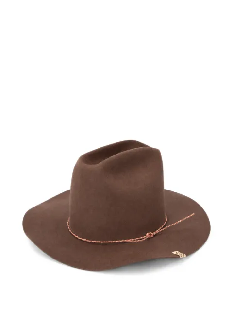 visvim rope-detail wide-brim hat