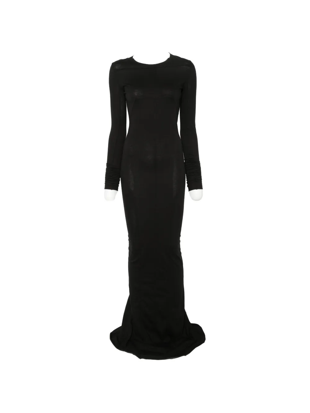 Rick Owens DRKSHDW Simple Edfu long-sleeve maxi dress - Nero