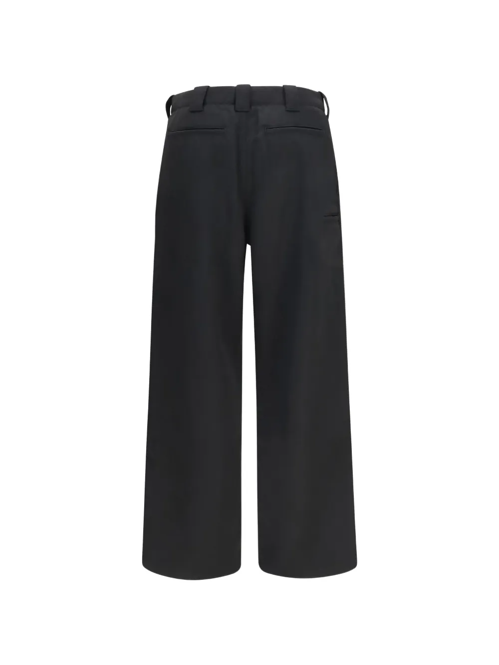 Kenzo Broek met rechte pijpen en dubbele kniestukken Zwart