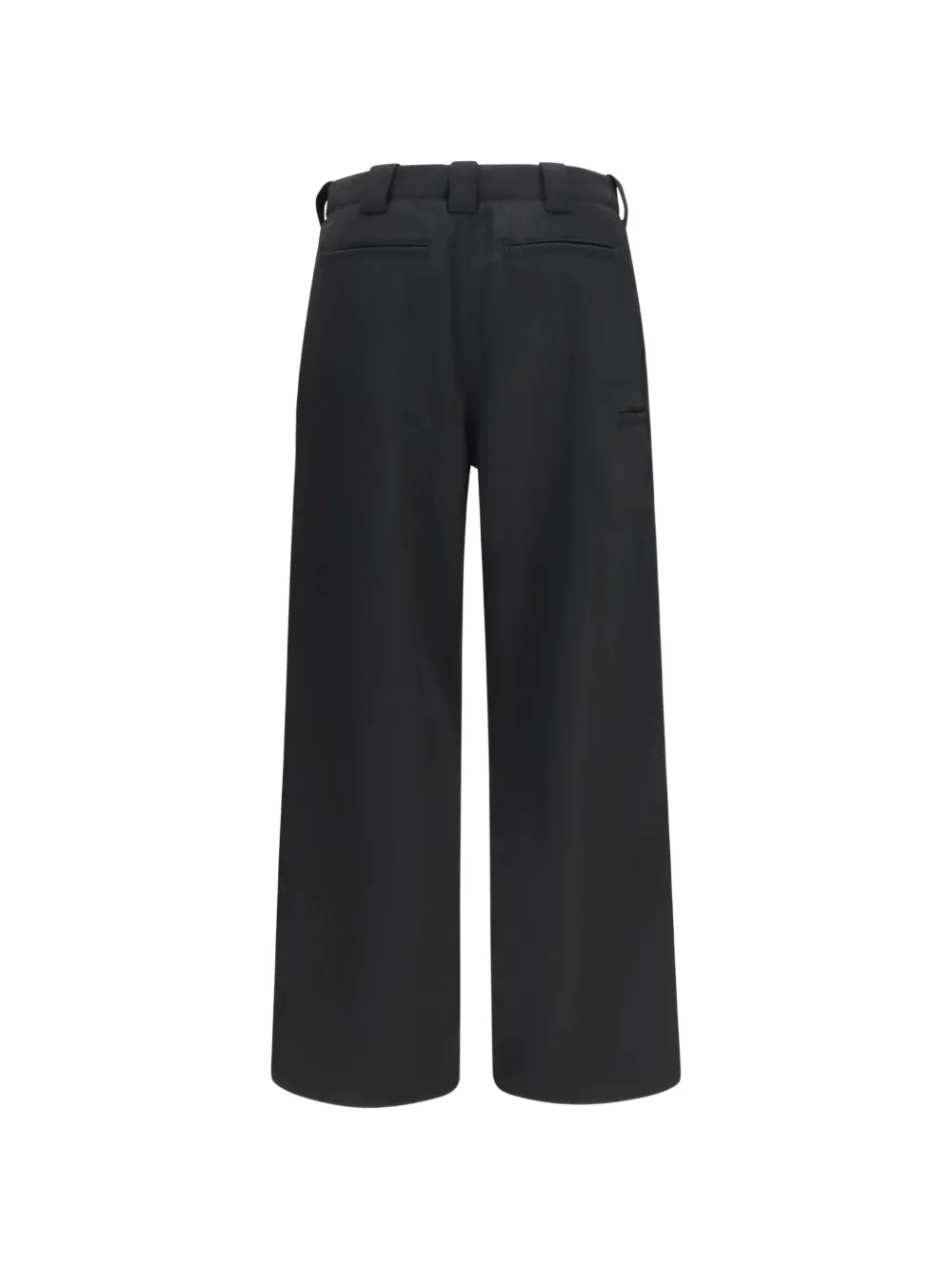 Kenzo Broek met rechte pijpen en dubbele kniestukken Zwart