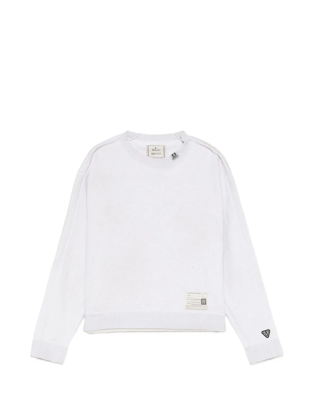 Maison MIHARA YASUHIRO logo-patch sweater Grijs