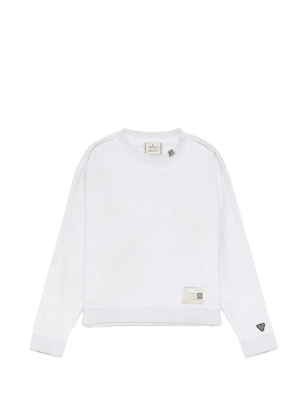 Maison MIHARA YASUHIRO logo-patch sweater Grijs