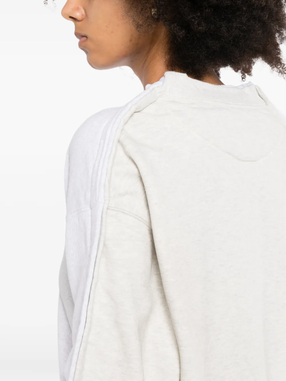 Maison MIHARA YASUHIRO Trui met logopatch Grijs