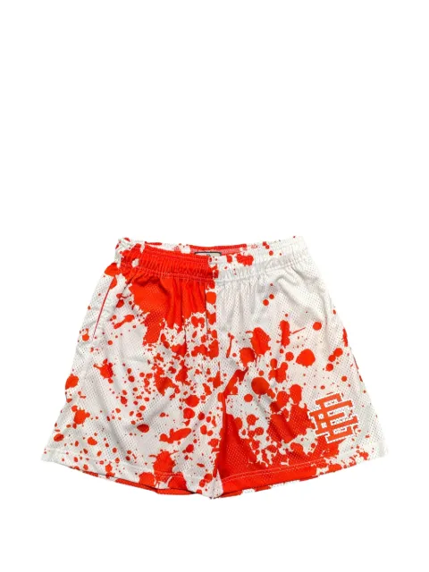 ERIC EMANUEL paint-spill Basic shorts