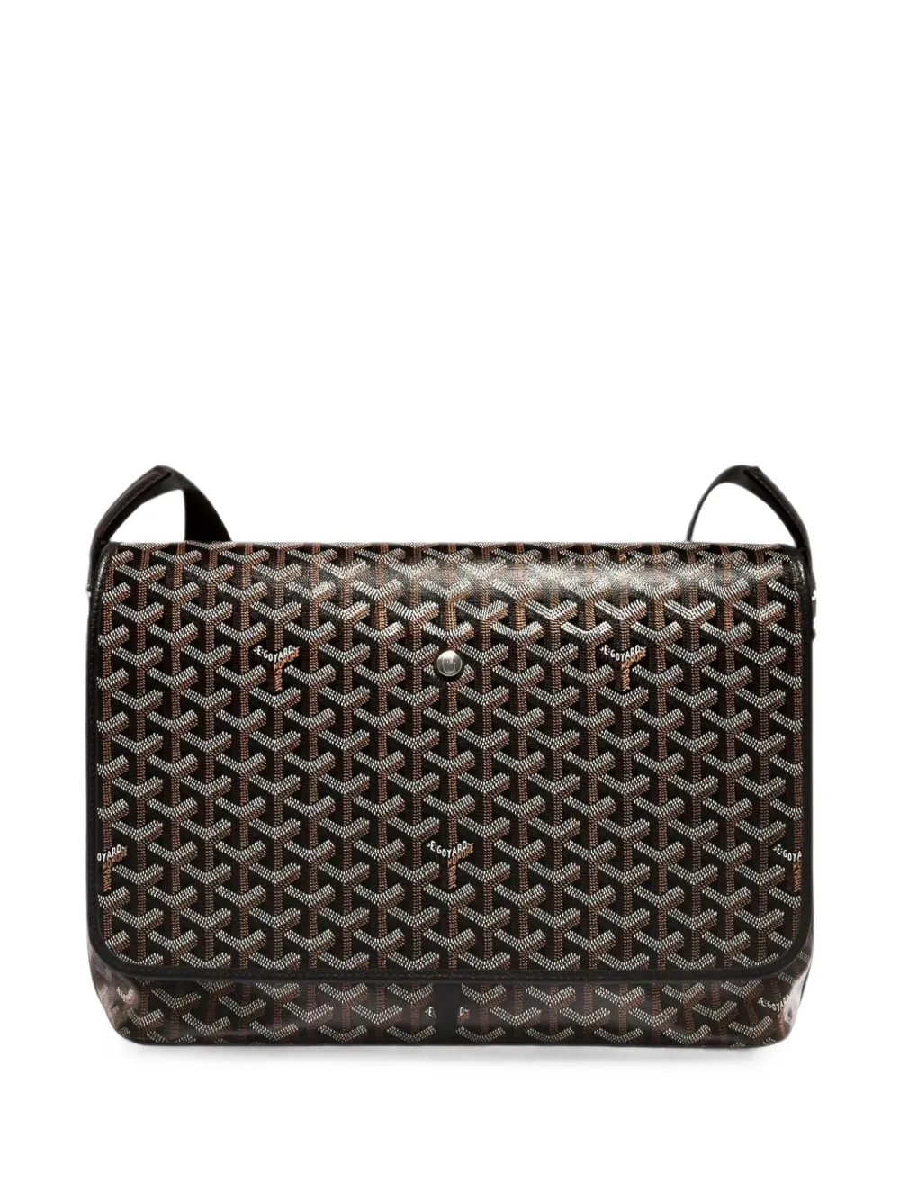 Goyard Pre-Owned medium Capetien Goyardine messenger bag - Nero