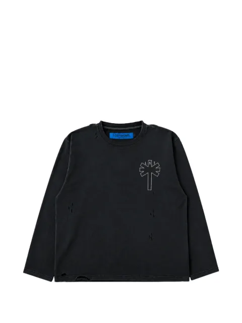 LOSTSHDWS Gambling distressed graphic-print T-shirt