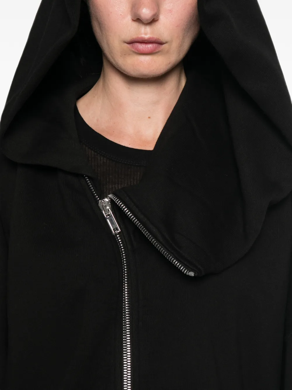 Rick Owens DRKSHDW Mountain Hun hoodie Zwart