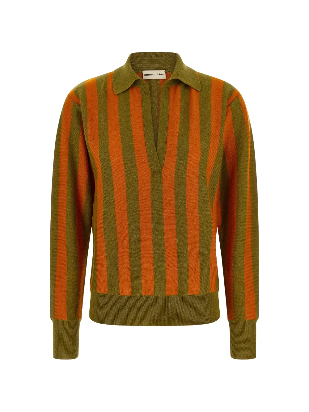 Alberto Biani striped polo top